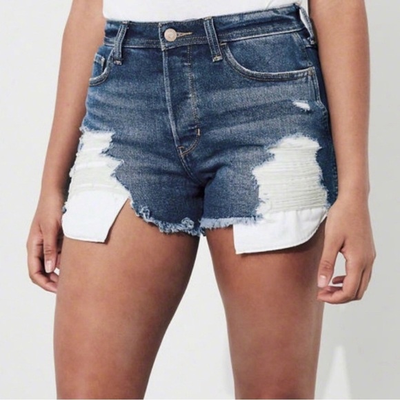 Hollister Pants - Hollister High Rise Boyfriend Shorts Womens Size 5​